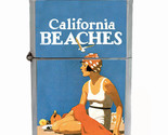 California Beaches Rs1 Flip Top Dual Torch Lighter Wind Resistant - £13.25 GBP