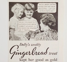 1934 Brer Rabbit Gingerbread Molasses Advertisement Food Baking Ephemera  - $380.53 MXN