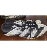Adidas Sprintstar Mens Running Track Spikes Trainer Shoe White/Black Size 11 - $547.69 MXN
