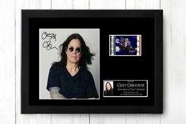 Ozzy Osbourne  Original Framed Film Cell  Signed Gift Memorabilia + COA - $12.56+