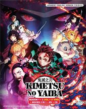 DVD Anime Demon Slayer: Kimetsu No Yaiba Season 1+2 (1-37) +2 Movies +CD English - £31.09 GBP