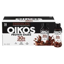 HIGH PROTEIN SHAKE 30G OIKOS DRINKS CHOCOLATE SHAKES LOW SUGAR MUSCLE GA... - $44.99