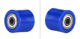 FIR BLUE TOP &amp; BOTTOM CHAIN ROLLER SET 32mm &amp; 38mm YAMAHA YZ125 YZ250 19... - $29.64