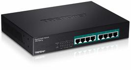 TRENDnet 8-Port Gigabit GREENnet PoE+ Switch, TPE-TG81g, 8 x Gigabit PoE+ Ports, - £136.39 GBP+