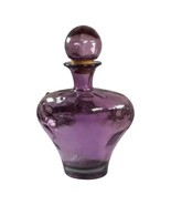 Vidrios San Miguel Recycled Glass Bottle w/ Stopper LARGE 13.5&quot; Amethyst... - £95.60 GBP