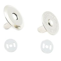 50 Sets 16mm 5/8&quot; Magnetic Clasps Snap Thin Round Closure Purse Handbag with Was - £9.39 GBP