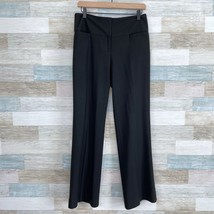 Karen Kane Career Trouser Pants Solid Black Mid Rise Stretch Unlined Wom... - £16.07 GBP