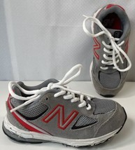 New Balance 888 V2 Lace-up Running Shoes Gray Red Athletic Sneaker Toddler Boy 8 - £15.49 GBP
