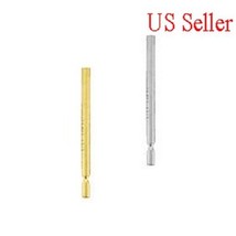10k Solid Yellow or White Gold Earring Short Post 9.5mm Price / 2 pcs or... - £7.74 GBP