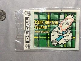 Original Vintage Travel Souvenir Luggage Label / Sticker CAPE BRETON ISL... - $19.78