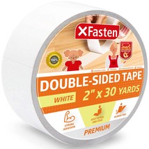 Double Sided Tape, White, Removable And Residue-Free, 2-Inch X 30 Yards,... - $27.99