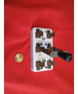 Antique Vintage Leviton 9915 Porcelain frankenstien KNIFE SWITCH  SPDT 2... - €21,38 EUR