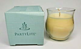 PartyLite Mini Barrel Glass Jar Candle 3.7oz Citrus Bloom Citronella  P6D/G33120 - £11.98 GBP