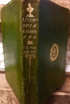 Literary Essays of T.B. Macaulay 1900 Hardcover edition rare - £12.45 GBP