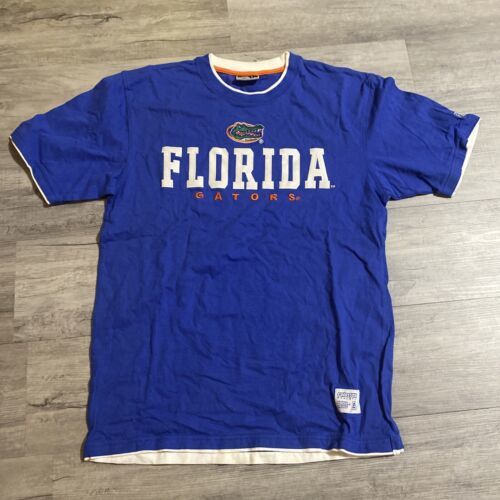 Primary image for Vintage VTG 90s Florida Gators FSU Colosseum Blue T-Shirt - Size L Large