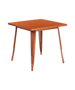 Flash Furniture 31.5 in. Square Copper Metal Indoor & Outdoor Table - €233,36 EUR Flash Furniture 31.5 in. Square Copper Metal Indoor & Outdoor Table - €233,36 EUR
