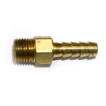 Brass Hose Fitting, Connector, 5/16&quot; Swivel Barb x 1/4&quot; Male NPT End - F... - £10.21 GBP