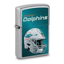Zippo® NFL® Miami Dolphins Street Chrome™ Lighter - £29.80 GBP