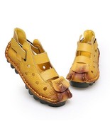 Summer Soft Bottom Flat Genuine Leather Women Shoe - $40.00