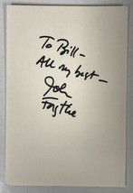 John Forsythe (d. 2010) Signed Autographed 4x6 Index Card - $20.00