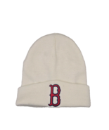 Boston Redsox baseball white winter beanie one size hat baseball - $14.48 CAD