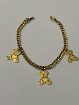 Vintage Korea Teddy Bear Bracelet RARE FIND! - £73.51 GBP