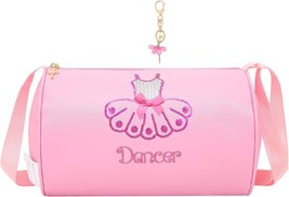 Cute Ballet Dance Bag Gym Travel Duffle Bag for Girls Tutu Dress Bag with Key Ch - £25.91 GBP