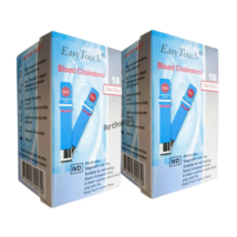 Easy Touch Blood Cholesterol 10 Test Strips per Box Original Item Brand - $47.13