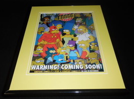 Simpsons Bongo Comics 1993 11x14 Framed ORIGINAL Vintage Advertisement - £35.60 GBP