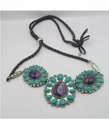 Lucky Brand Silvertone Turquoise Necklace - $47.86 CAD