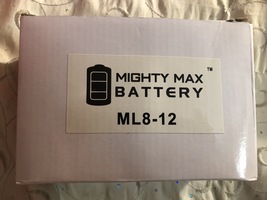 Mighty Max Battery ML8-12 - 12V 8AH Replacement for GT12080-HG FiOS Systems - £15.94 GBP