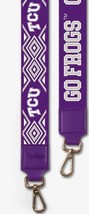 Desden Texas Christian TCU Ikat Patterned 2&quot; Purse Strap - £22.97 GBP