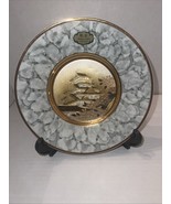 The Art of Chokin 7” Plate 24K Gold Edged Made in Japan - STAND NOT INCL... - $19.99