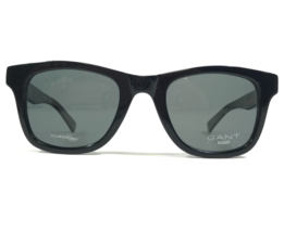 Gant Sonnenbrille Grs Wolfie BLK-3P Dick Schwarz Hupe Rim Rahmen Mit Grau Gläser - £74.44 GBP