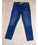 Gap Jeans Sz 30 Short Womens Blue Denim Pants Ladies Real Straight E20 - $26.88 CAD