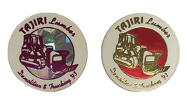 Lot 2 Tajiri Lumber Honolulu POG Milkcap Hawaii Vintage Advertising 1993 - $14.85