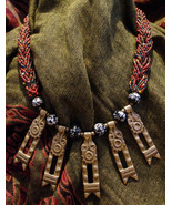 NECKLACES ETHNIC INDIAN JEWELLERY JEWELRY FASHION ASIAN TRIBAL GLASS BEADS - $550.00