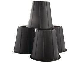 Range Kleen WWK0562 Black Under Bed Spacers 4 Pack 5.5 Inches Lift - $28.60