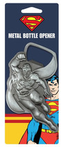 DC Comics Superman in Flight Metal Bottle Opener, NEW UNUSED SEALED - $7.84