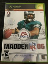 Madden NFL 06 Xbox Microsoft Football Video Game Complete &amp; Tested - £0.78 GBP