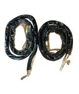 2 Pack Velvet Barrier Rope 92&quot; Crowd Control Rope Barrier Chrome Plated ... - $79.45 CAD