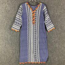 Indian Dress Women&#39;s Large 3/4 Sleeve Formal Party Aztec Multicolor Adul... - $27.90 CAD