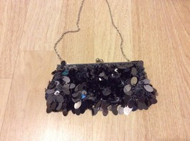 Vintage Clutch Women’s China Black Fabric Handbag - £12.08 GBP