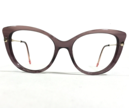 Liu Jo Eyeglasses Frames LJ705S 619 Clear Purple Gold Cat Eye Full Rim 53-18-135 - £43.98 GBP
