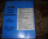1988 Mercury Grand Marquis Service Repair Shop Manual BODY CHASSIS ELECT... - $27.95