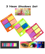 Santee 3 PCS Glow In The Dark Neon Bright Vivid Matte Shadow Set - $9.83 CAD
