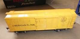 Vintage S Scale American Flyer Yellow 639 Box Car - £14.01 GBP