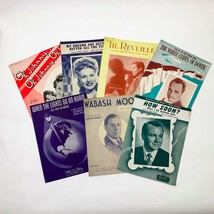 Set of 7 Music Sheets Oh Johnny Oh Johnny My Dreams Getting Better Plus ... - $12.86