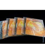 4 QtyTdk DVD-R  Recordable Inscriptable Slim Jewel cases A1 1-16x / 4.7GB - $7.24 CAD