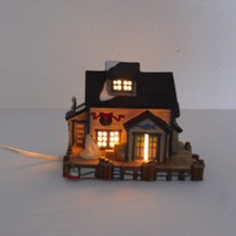 Lemax 1998 Vintage Village Collection Lighted Boat House Wharf #85327 Orig Box - £22.83 GBP